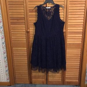 Maurice’s Lace Navy Blue Dress
